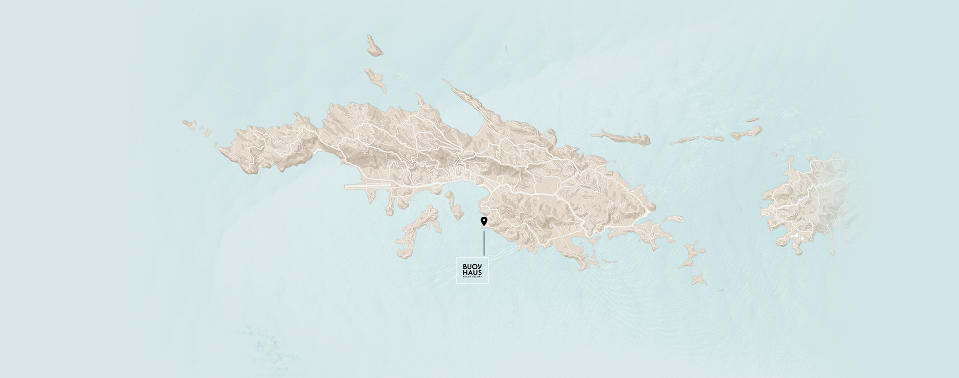 a map of an island