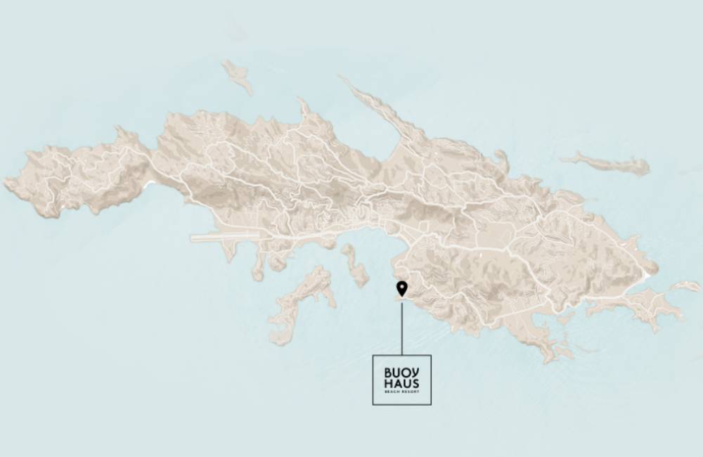 a map of a island