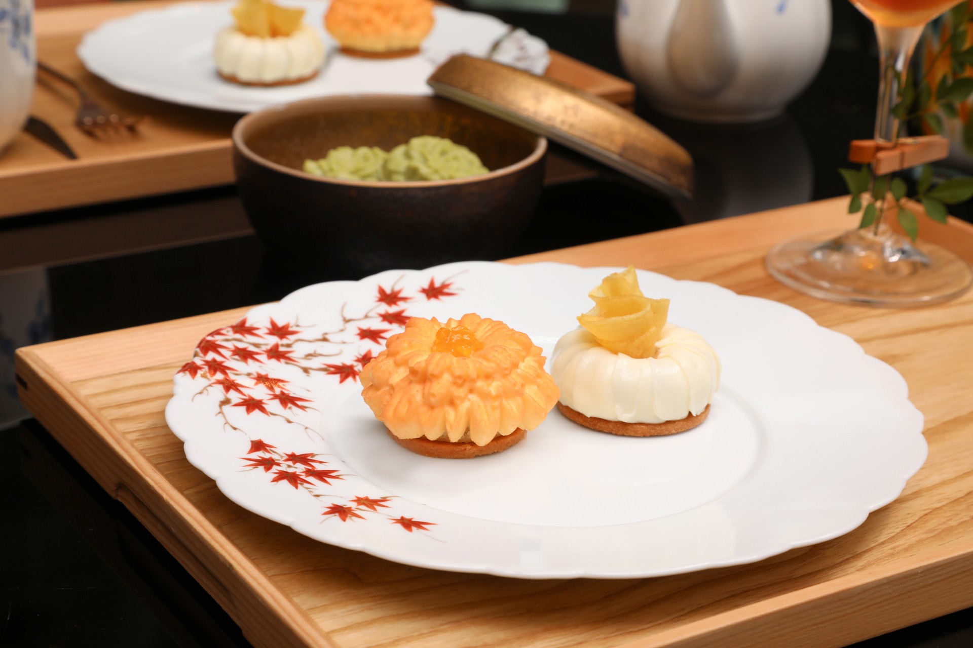 a plate of food on a table
