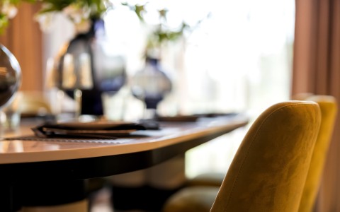 a close up of a table