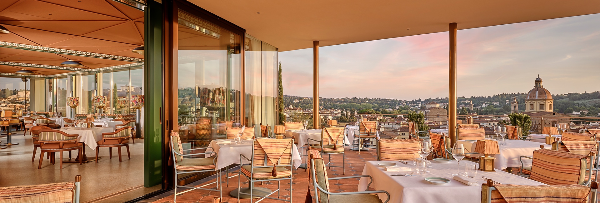 a restaurant with tables and chairs