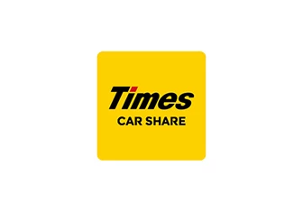 a yellow square sign with black text