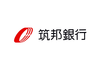 a red and black logo