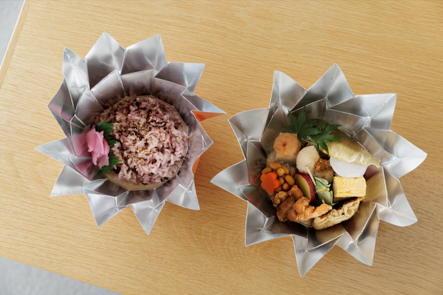 food in a bowl on a table