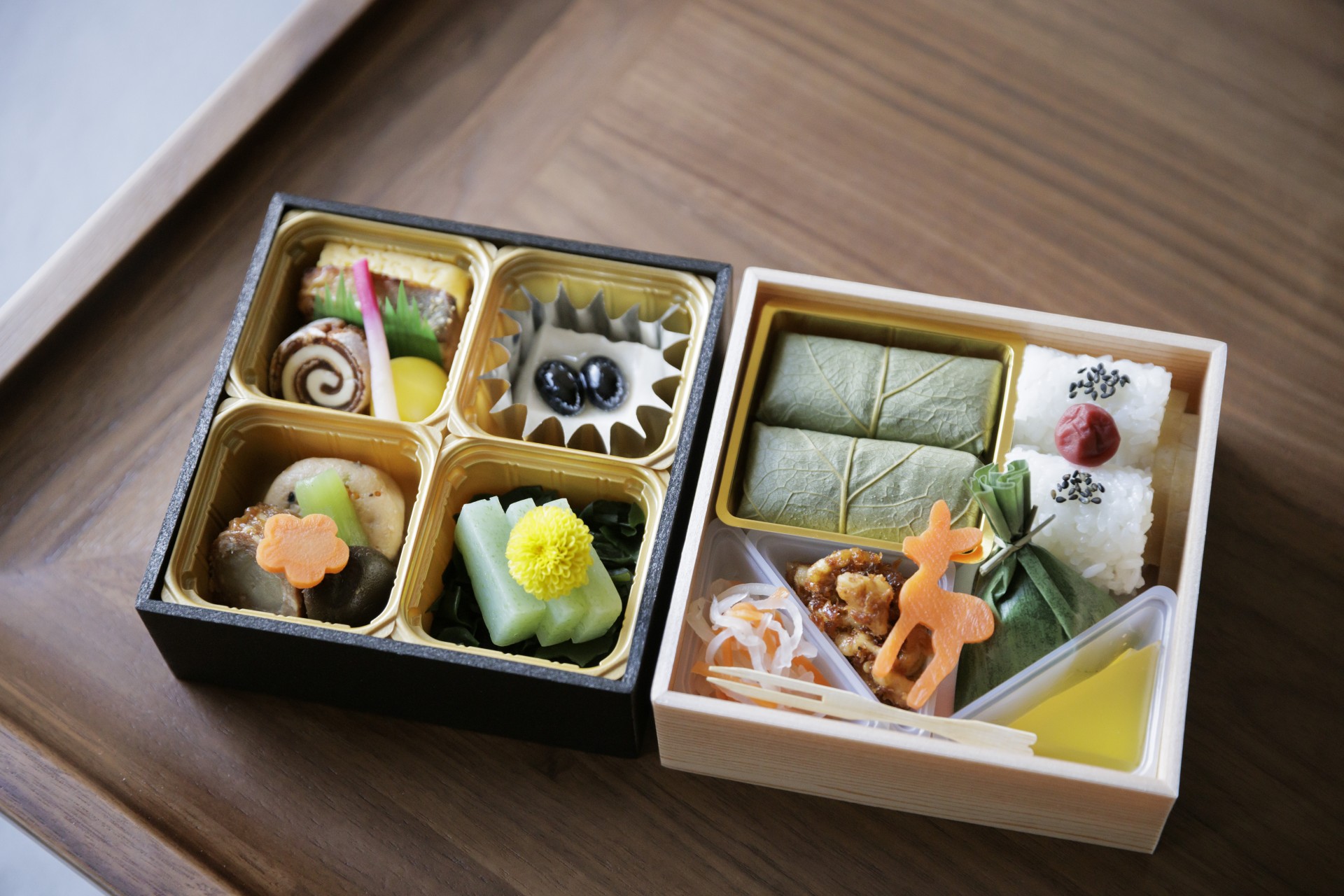 a box with food in it
