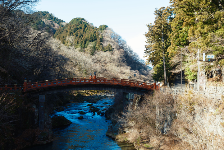 a bridge over a river
