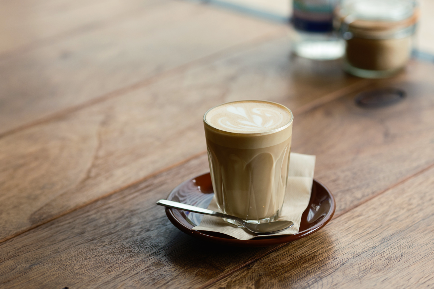 a cup of coffee on a saucer