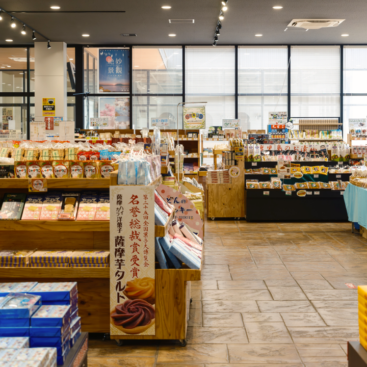 a store with shelves of food