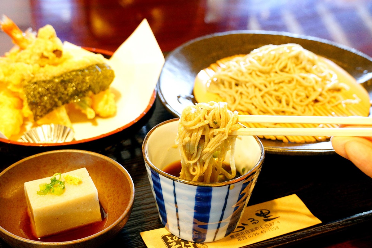 a plate of food on a table