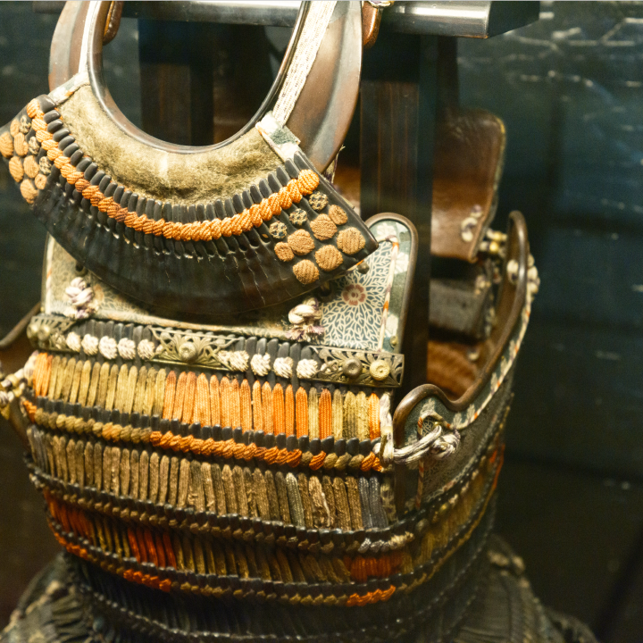 a armor on a stand