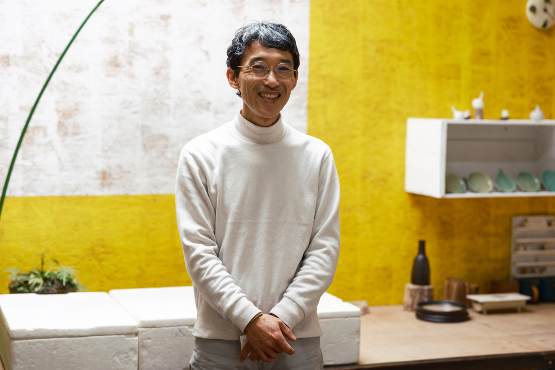 a man in a white shirt