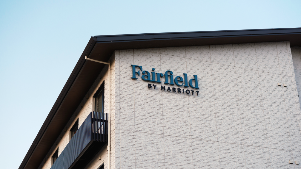 a sign on a building