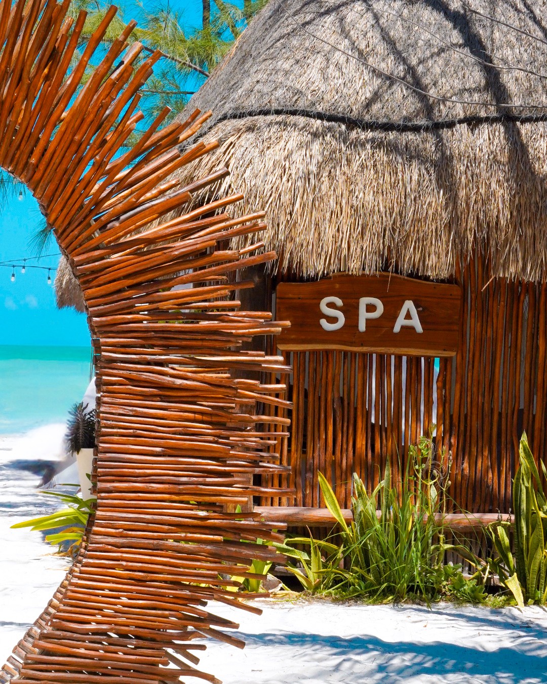 Beach spa treatments at Mystique Holbox