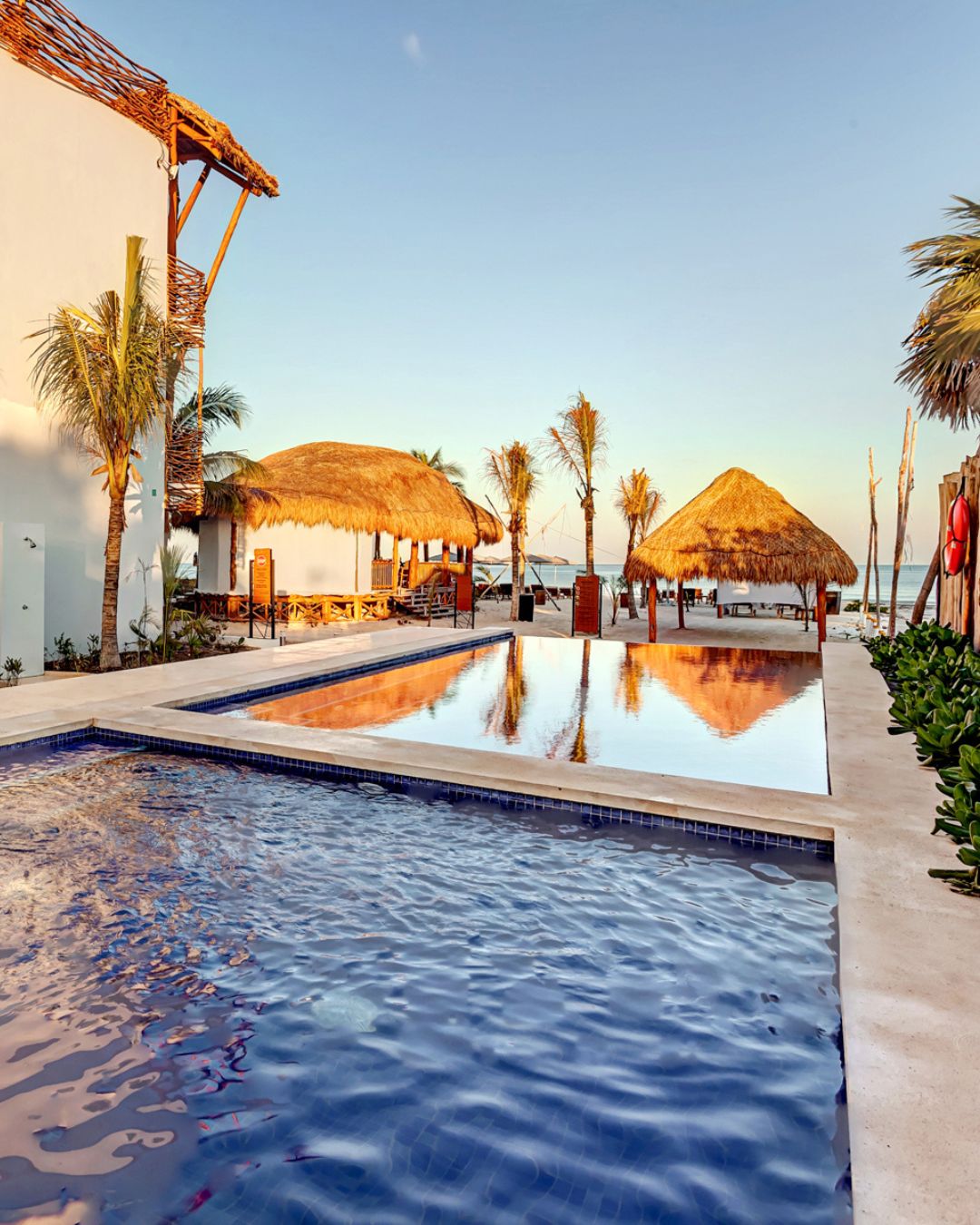 Oceanview pool at Mystique Holbox