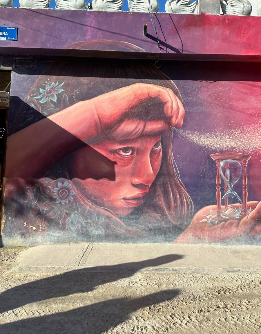 Holbox beachfront scene