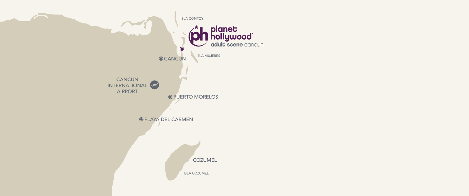 Planet Hollywood Cancun Resort Map Planet Hollywood Cancun Adult Scene | 5-Star All-Inclusive Resort