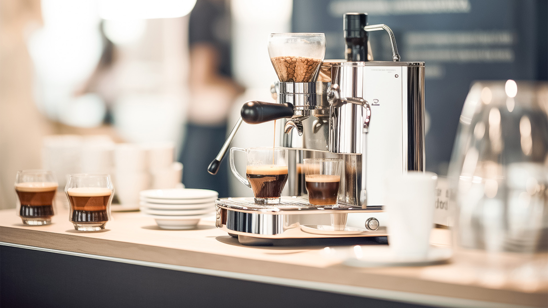 a coffee machine on a counter main