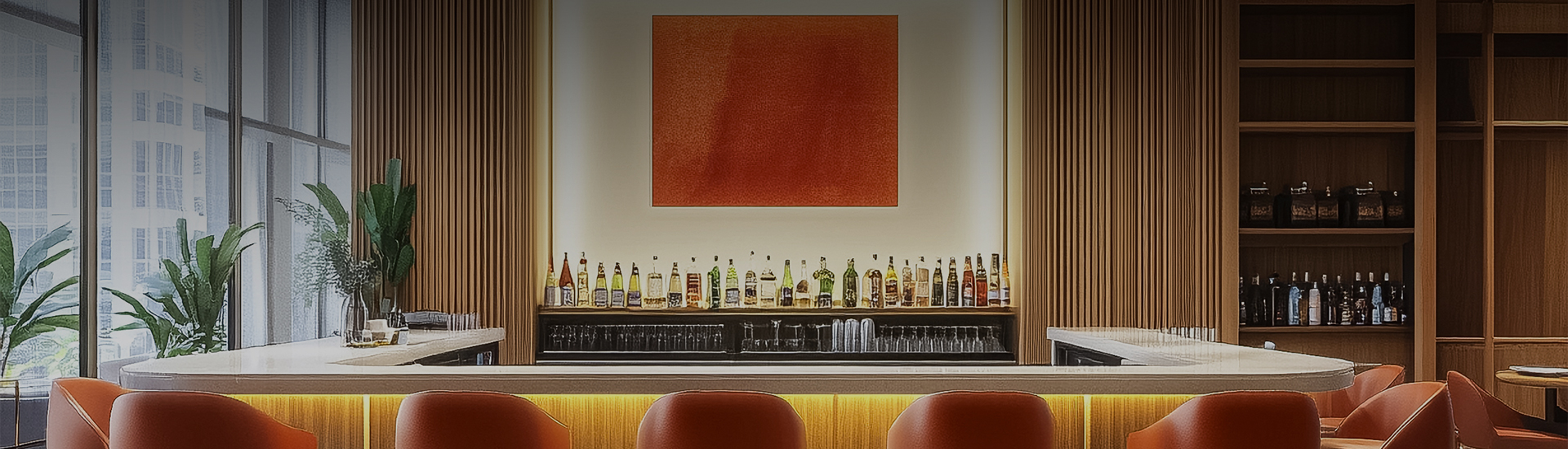 a row of bottles on a shelf