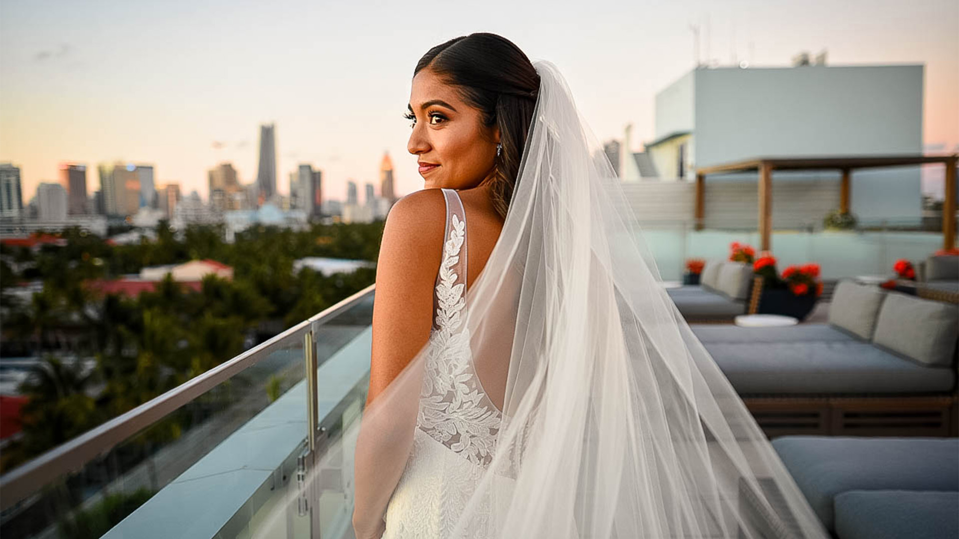 a woman in a white dress main