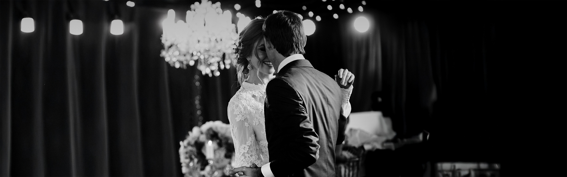 a man and woman dancing