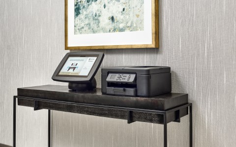 a printer machine on a table