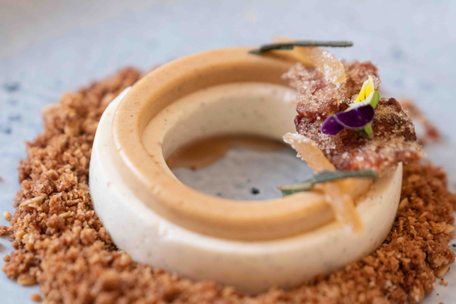 a close up of food