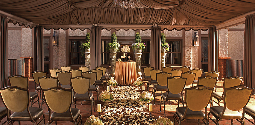 a room with chairs and tables
