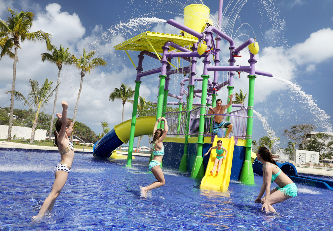 Kids splash area at Royalton Saint Lucia