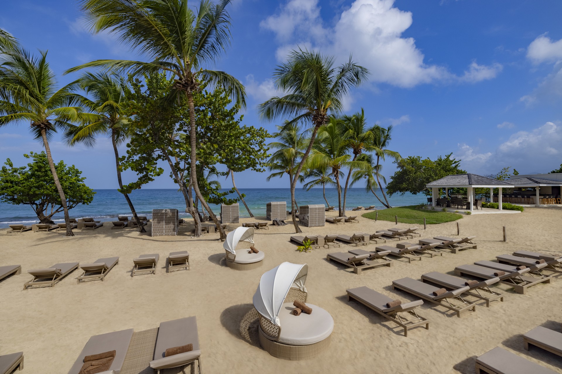 Beachfront view at Royalton Grenada
