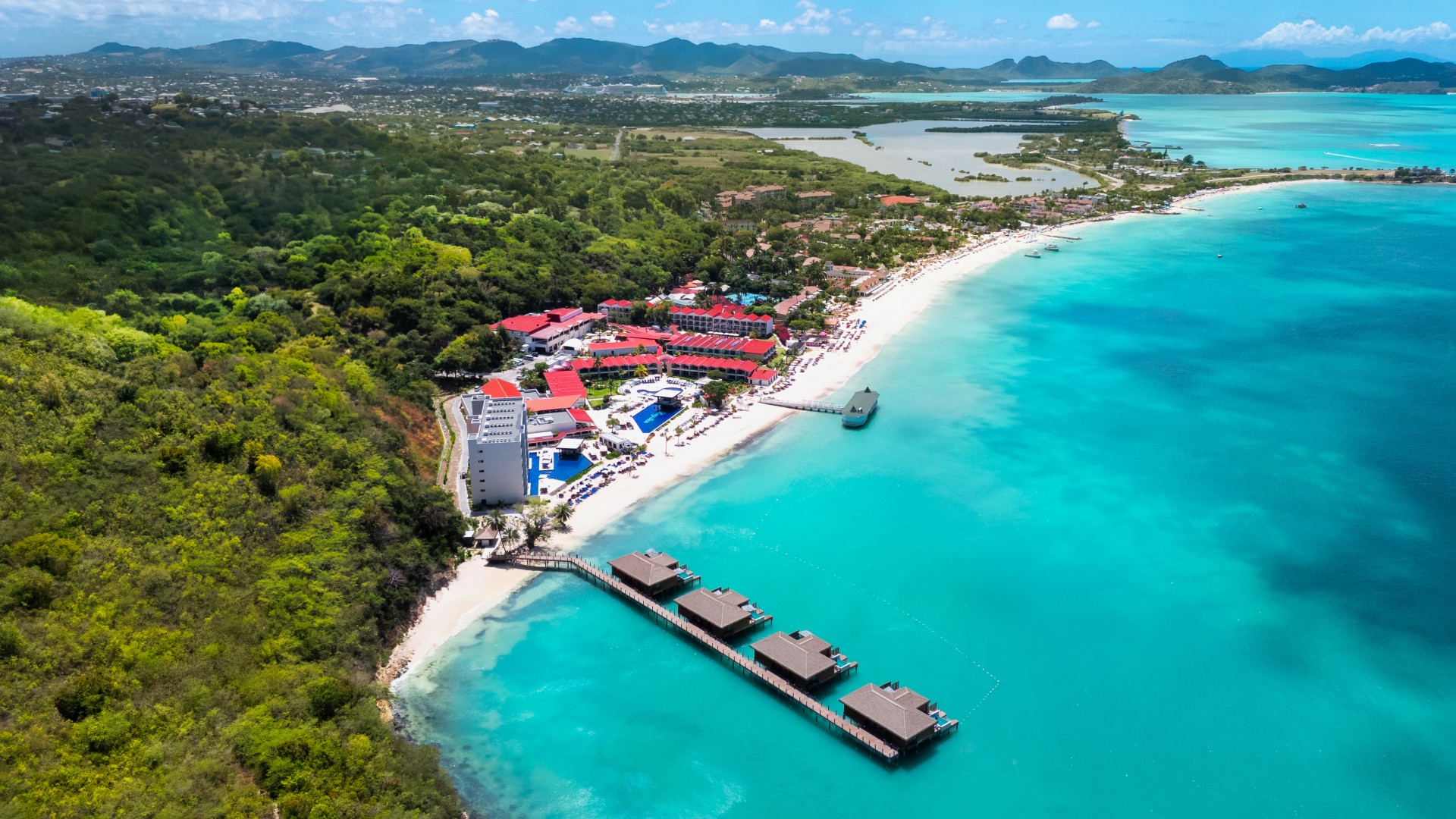 Aerial view of Royalton CHIC Antigua