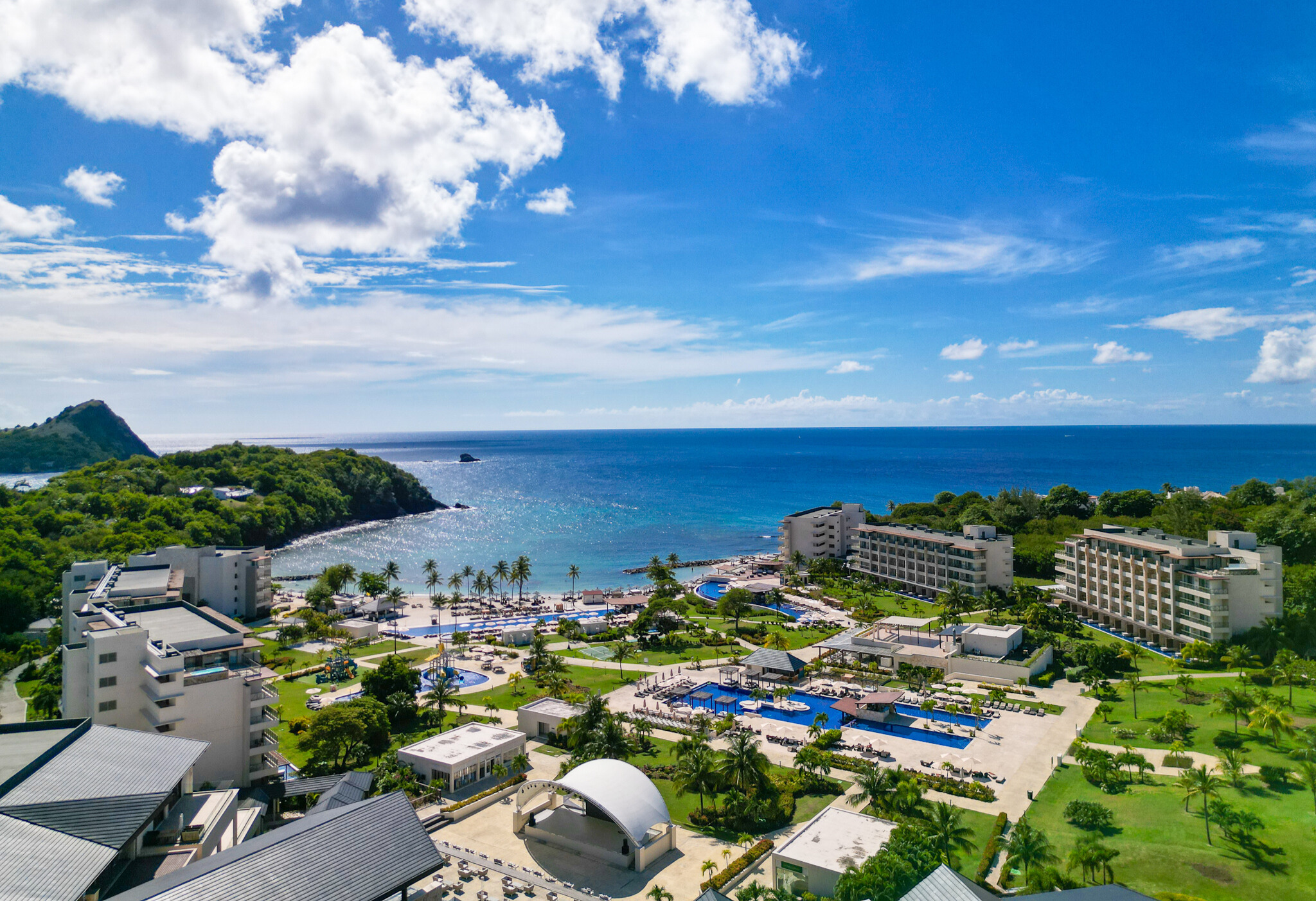 Aerial view of Royalton Saint Lucia