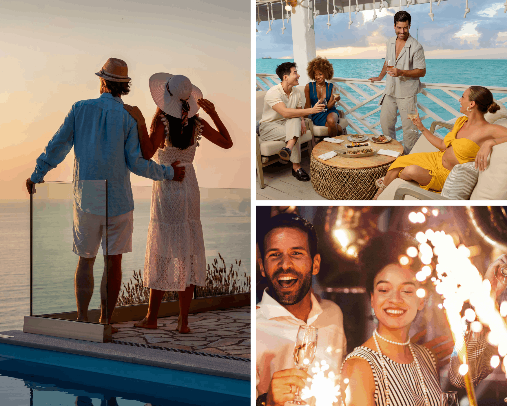 a collage of people dancing