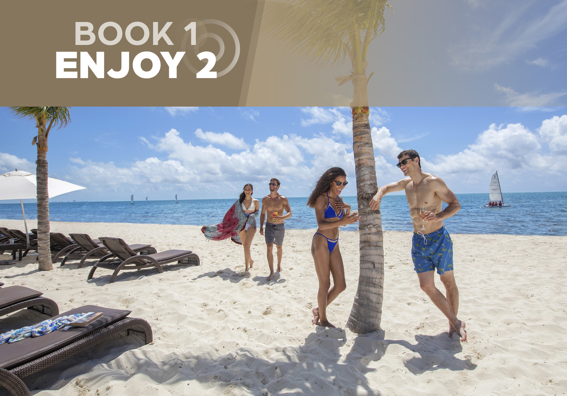 a group of people on a beach