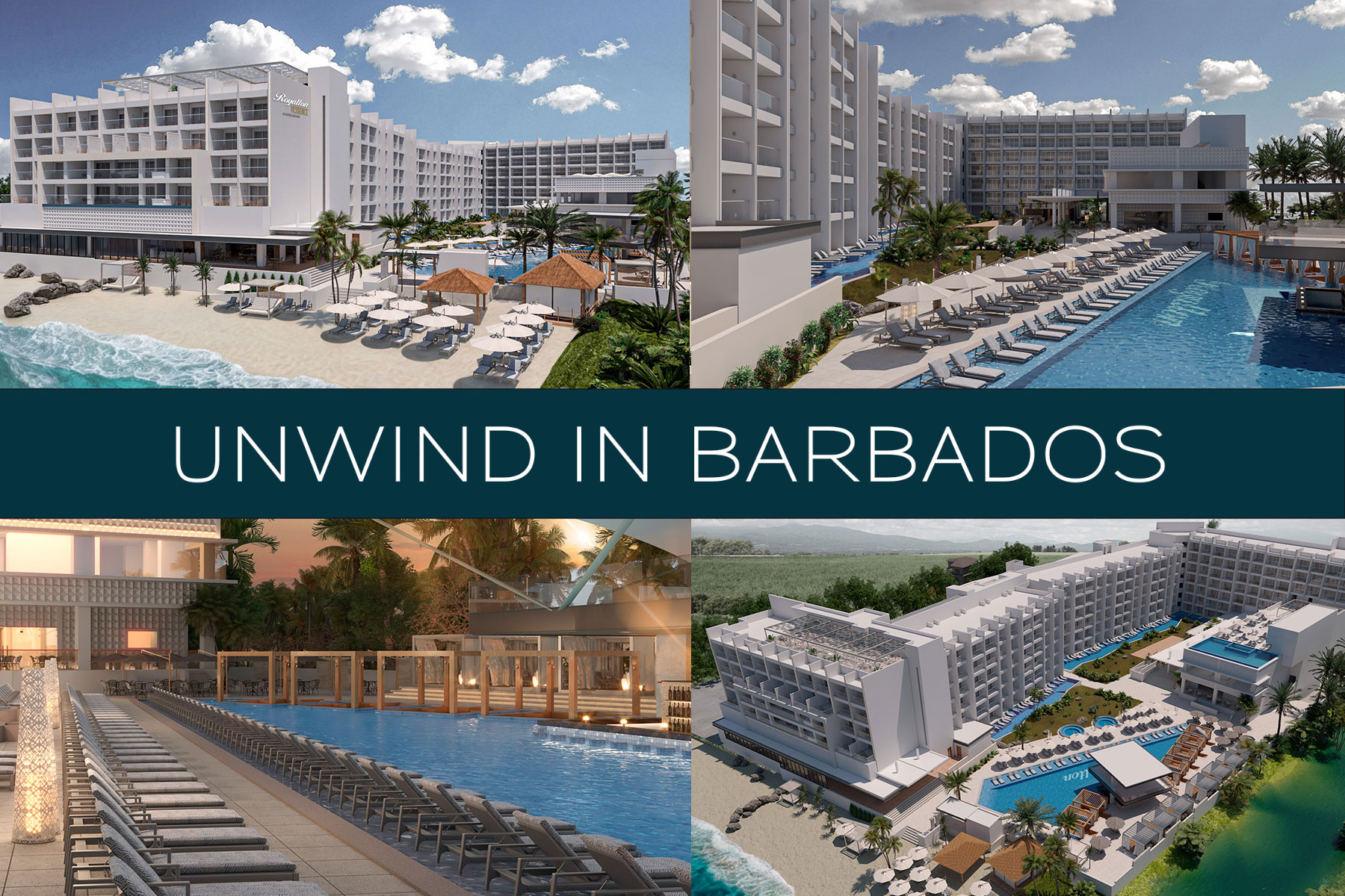 a collage of a hotel