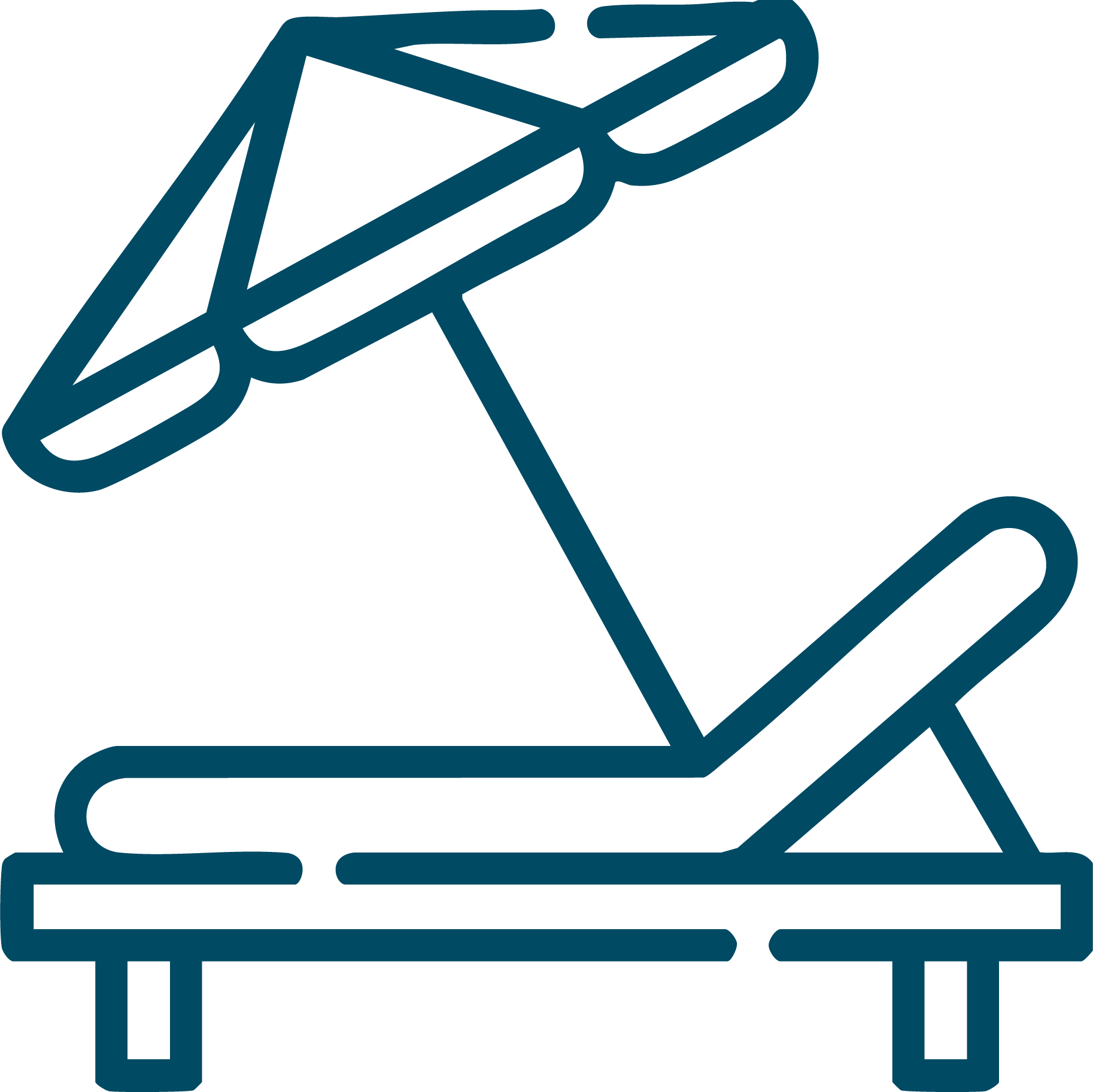 Beach & poolside service icon