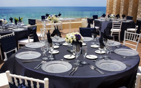 Sky Wedding Setup