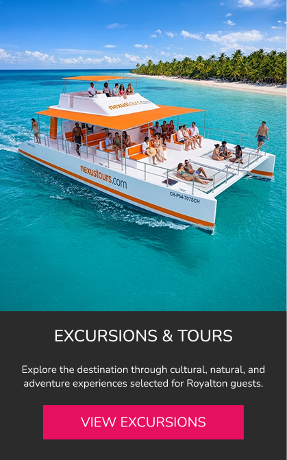 Excursions and tours available