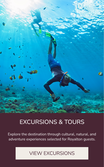Excursions and tours available at Royalton Riviera Cancun