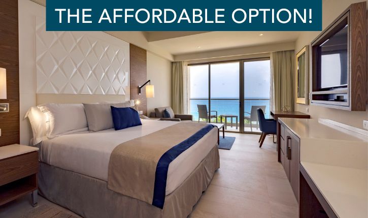 a room with a bed and a window