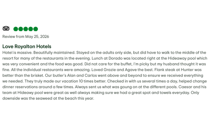 a screenshot of a hotel