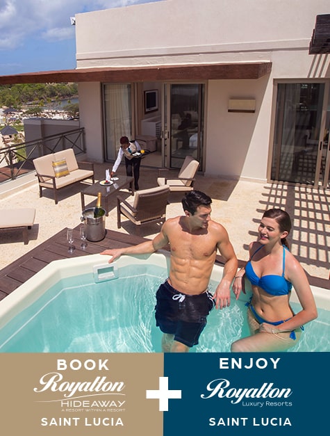 a man and woman in a hot tub