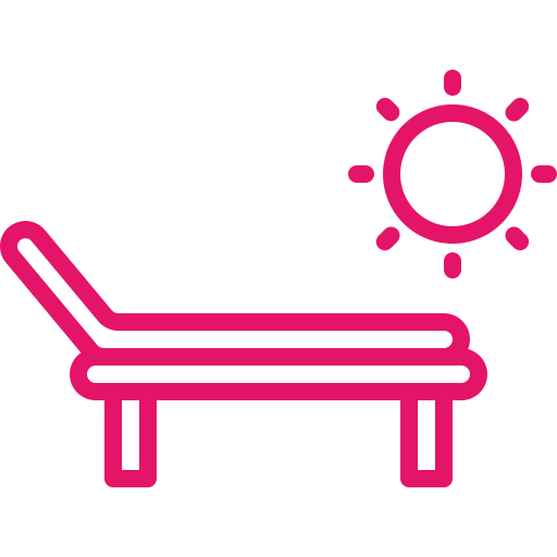 sun lounger icon