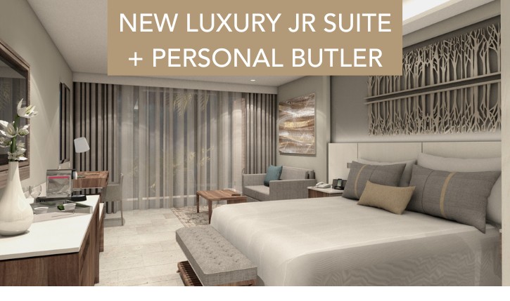 a hotel room with a bed and a table