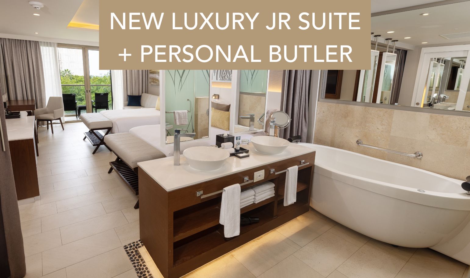 a bathroom with a tub and sink