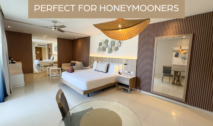 a room with a bed and a table