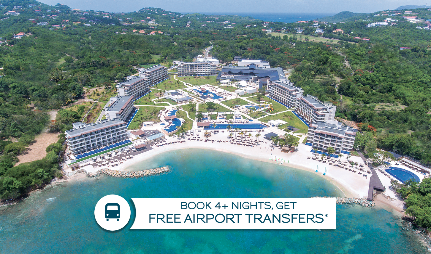 an aerial view of a resort