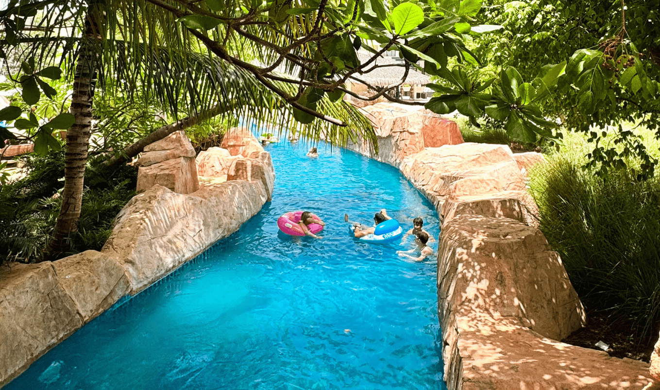 people in a pool