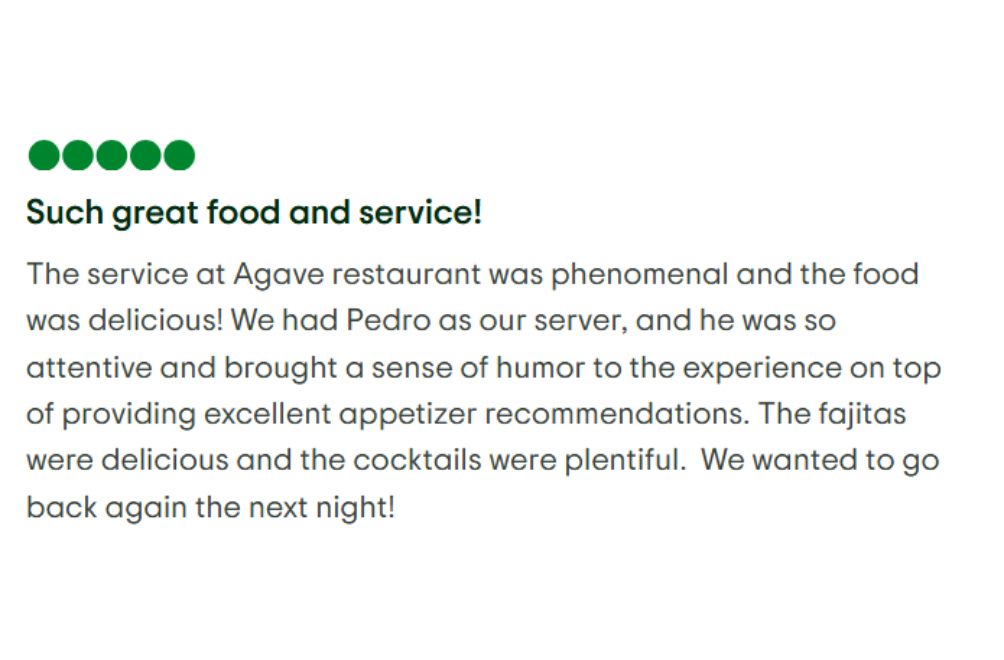 great food