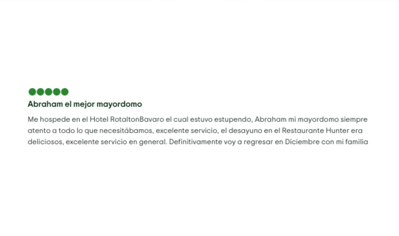 a white text box with green text