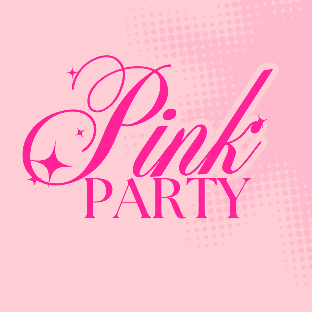 a pink text on a pink background